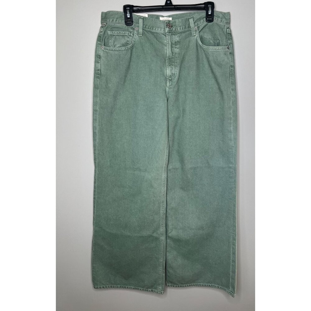 Citizens Of Humanity Loli Mid Rise Baggy in Nova Green Size 31 - Picture 5 of 17